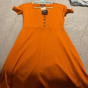 Orange summer dress